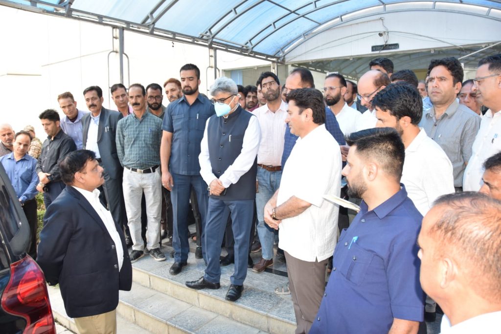 Atal Dulloo reviews progress of renovation of Assembly Complex Sgr