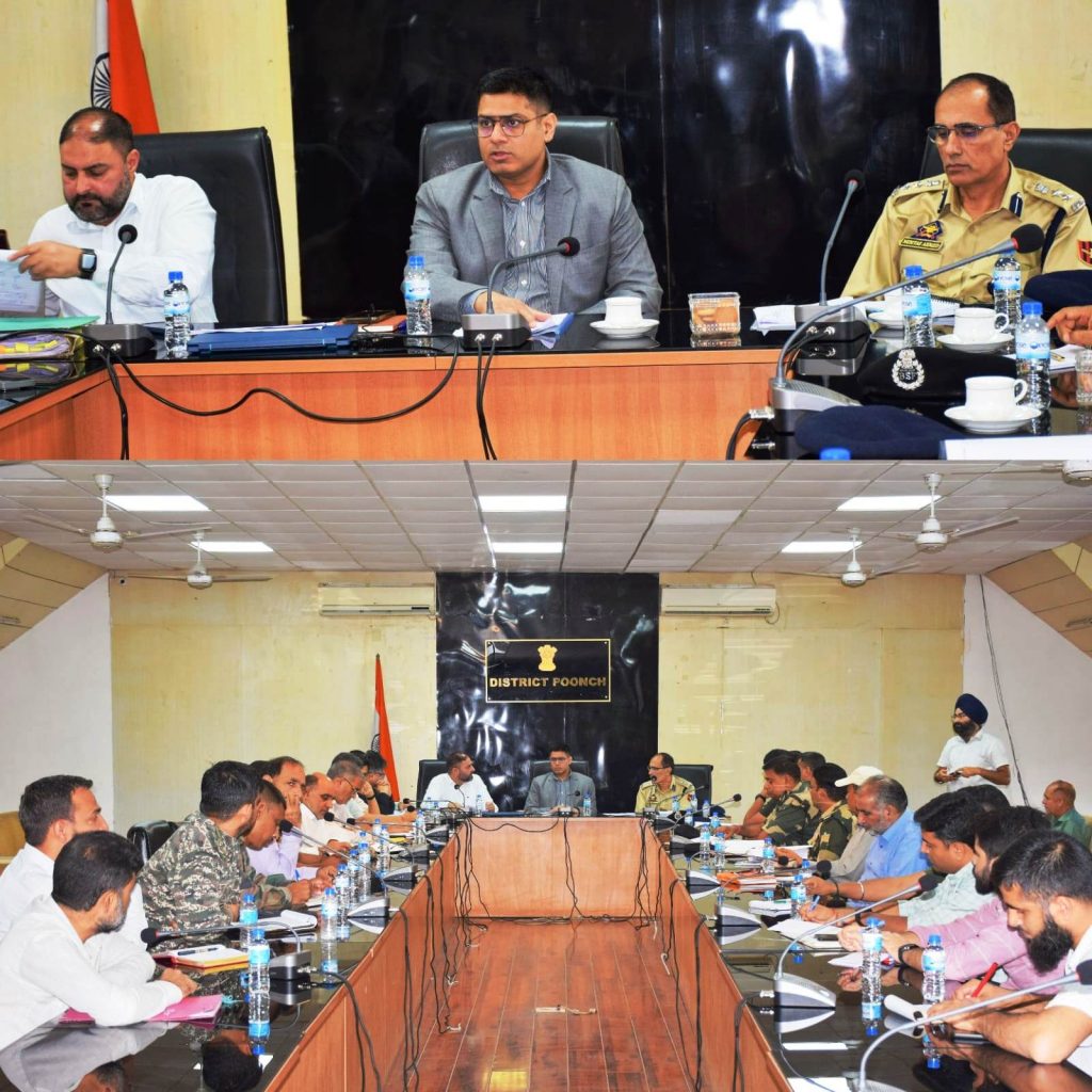 Assembly Elections-2024 DEO Poonch chairs security review meeting