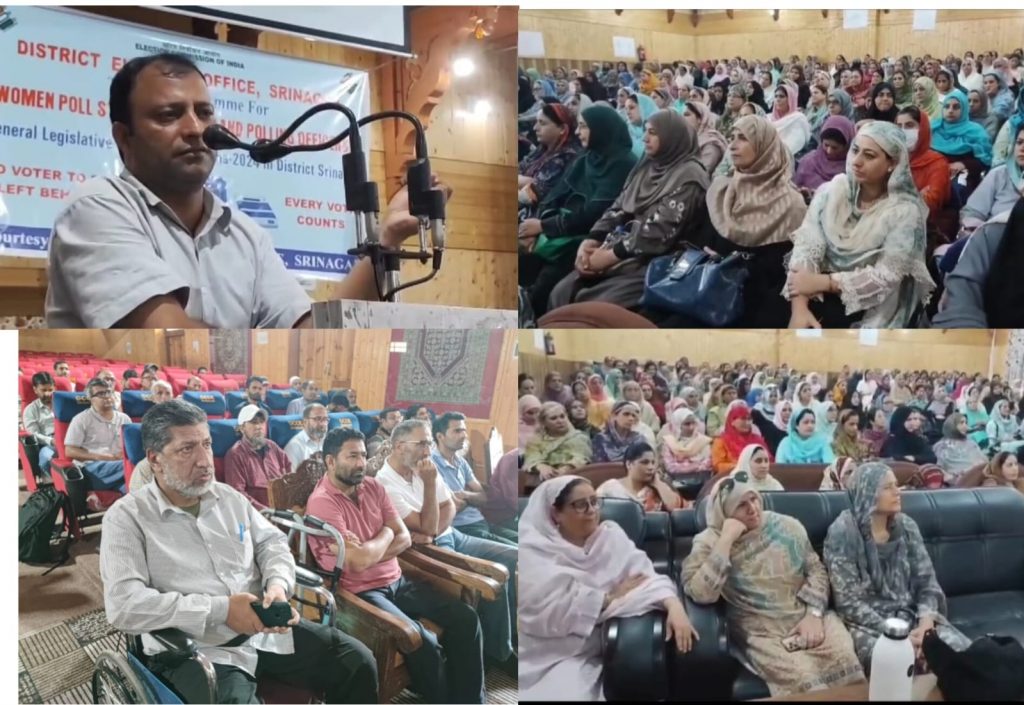 Assembly Elections-2024 DEO Srinagar conducts Election Training & Interaction session for Females, Specially-Abled and Postal Ballot Poll Personnel