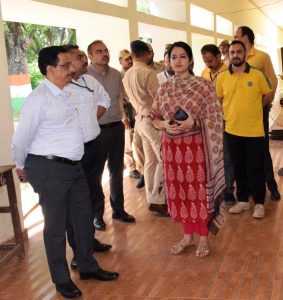 General, Police Observers review arrangements at Counting Center and Strong Room in Udhampur