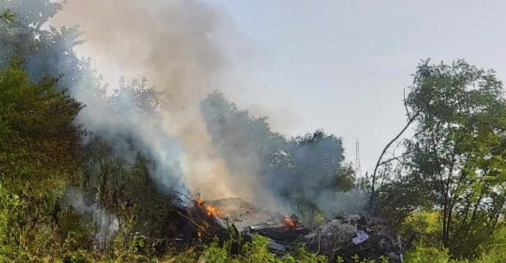 Helicopter crashes in Pune; 2 persons feared dead