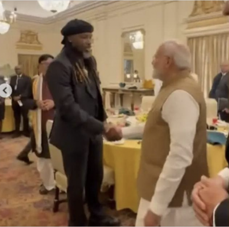 “From Jamaica to India….”: legendary batter Chris Gayle meets PM Modi