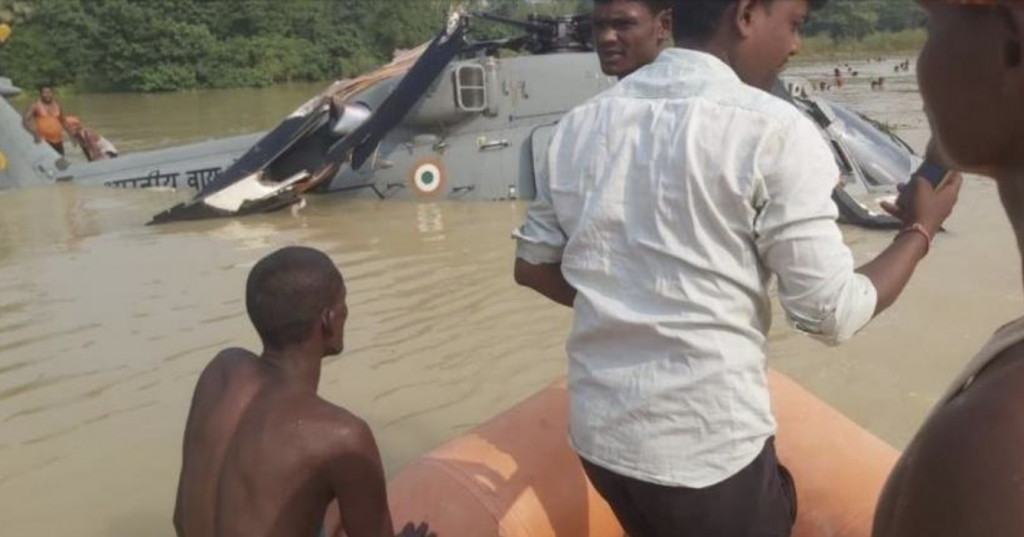 IAF helicopter makes emergency landing in Bihar’s Muzaffarpur, all occupants safe