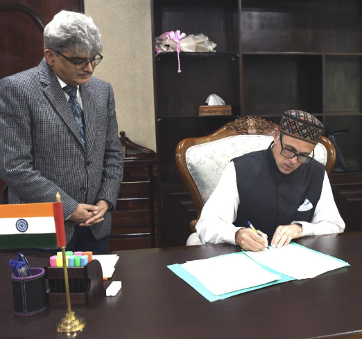 Omar Abdullah assumes office as Chief Minister of J&K