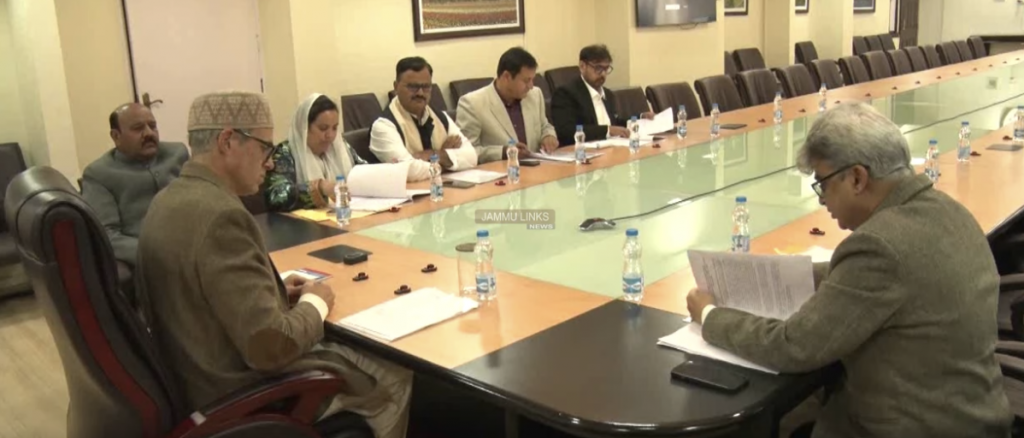 CM Omar Abdullah Chairs First Cabinet Meeting