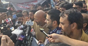 Er Rashid Holds Protest For Restoration Of Darbar Move In J&K