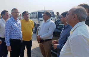 DC Samba inspects National Highway maintenance work