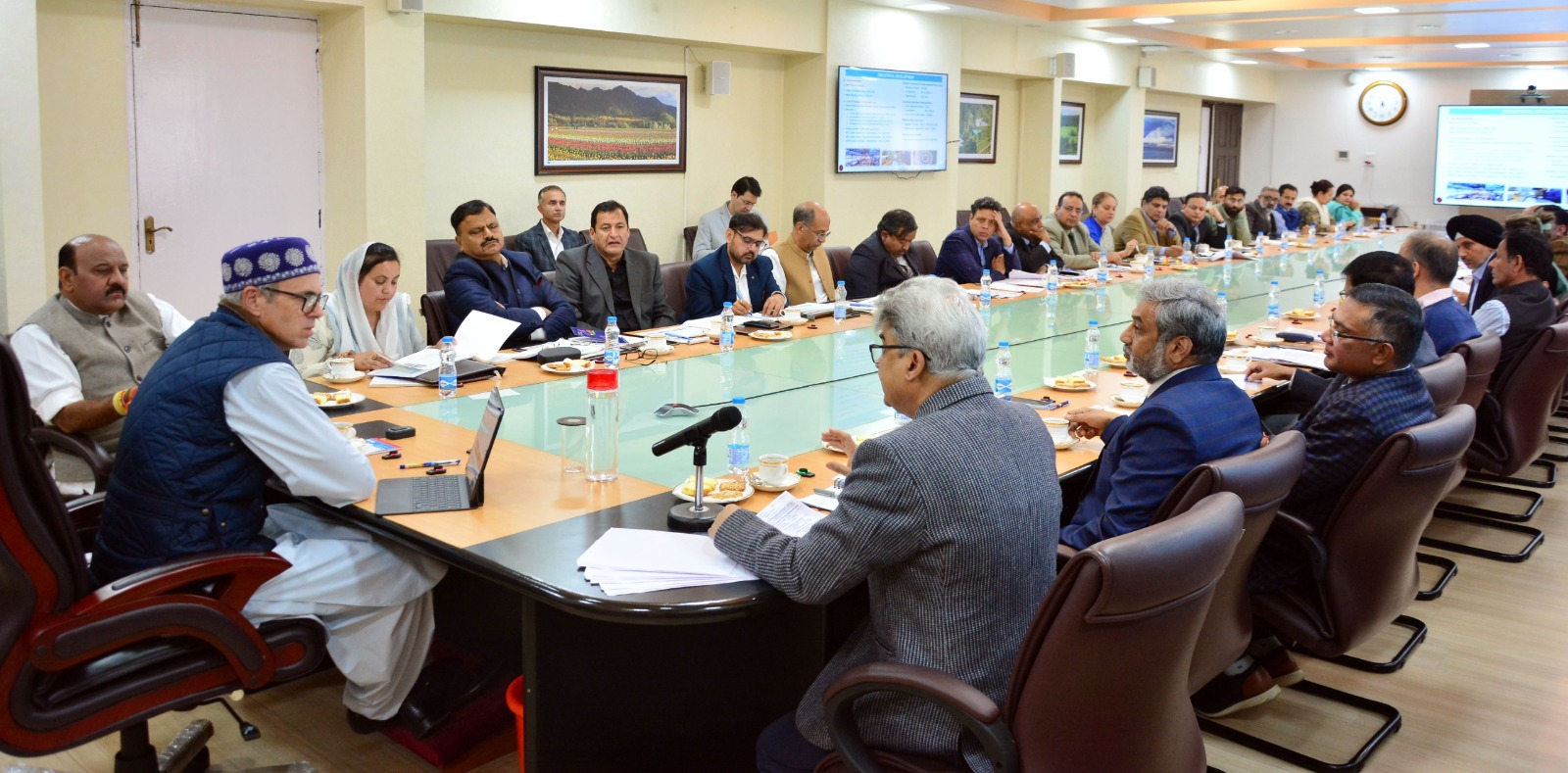 Chief Minister reviews development activities in various departments