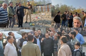 Mubarik Gul visits Mallapor, Khaiwan Srinagar, takes stock of public issues