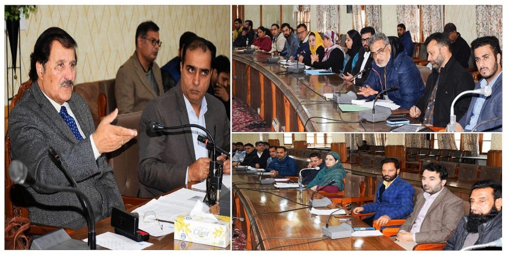 Mubarak Gul chairs review meeting to address public concerns in Eidgah Constituency