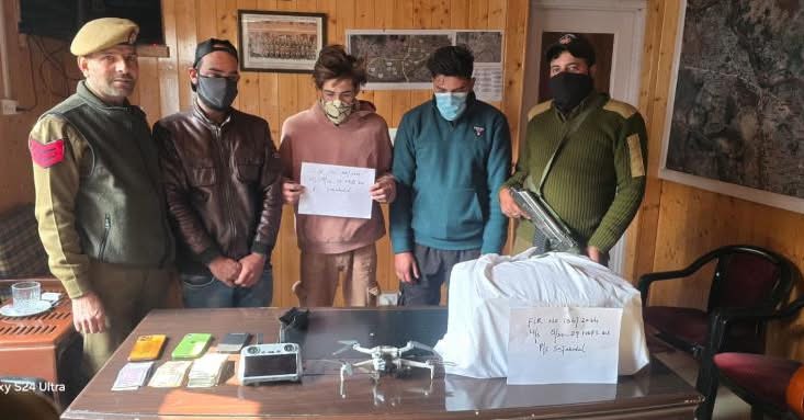 J&K Police bust interstate drug trafficking module, arrest two from Delhi, UP