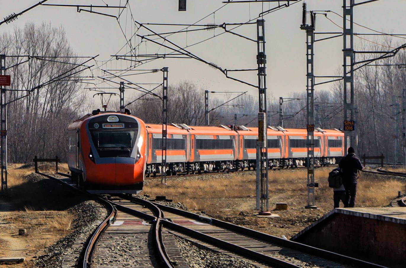 Kashmir Train Trial Run Completed As Vande Bharat Express Reaches Srinagar