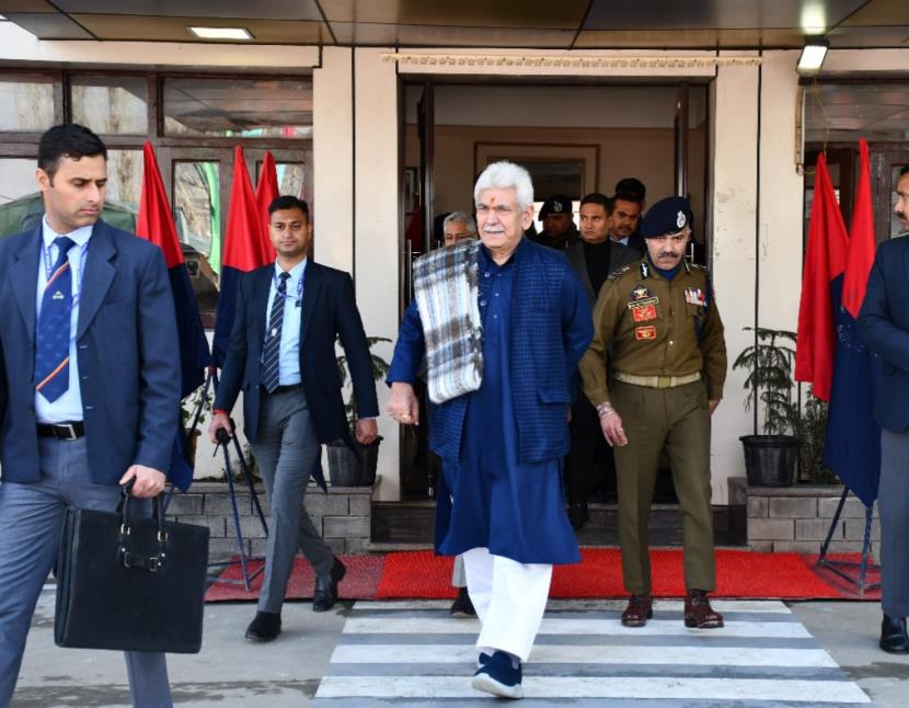 High-level security meet chaired by LG Manoj Sinha begins in Jammu