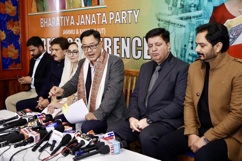 Kiren Rijiju reiterates Centre’s resolve to restore statehood to J&K in due course