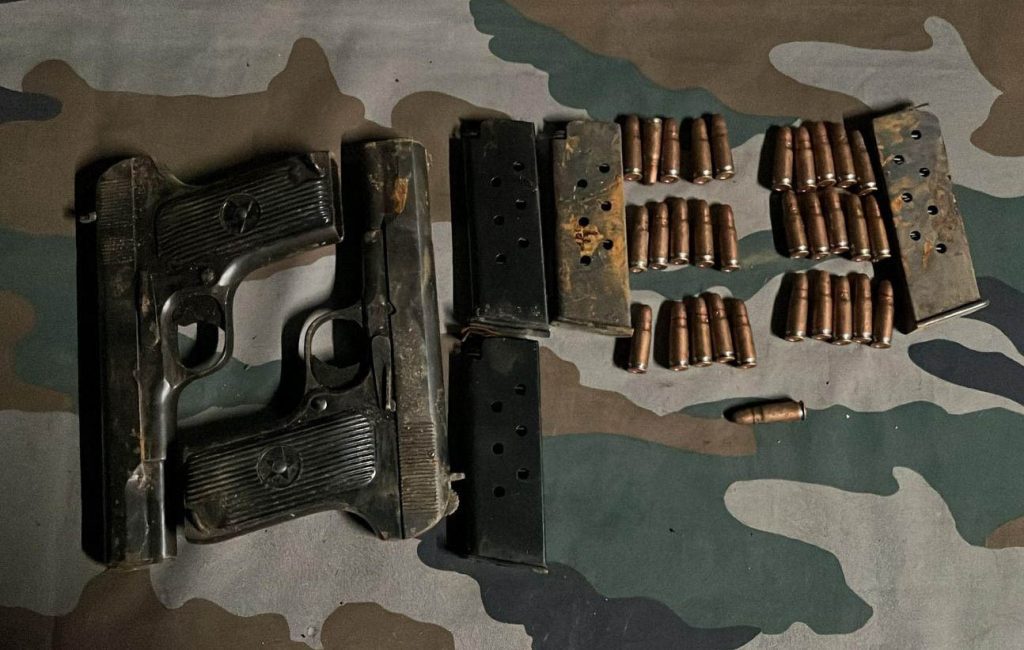 Security Forces Recover Arms And Ammunition During Search Operation In Kupwara