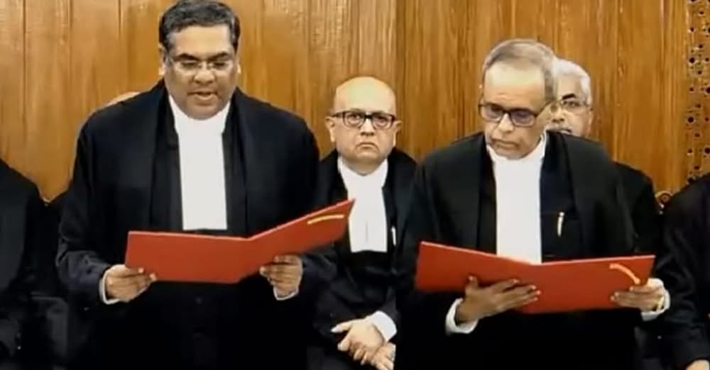 Justice Joymalya Bagchi Takes Oath As SC Judge