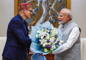 Prime Minister Narendra Modi greets CM Omar Abdullah on his birthday