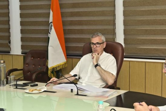 CM Omar Abdullah reviews progress of key National Highway & Expressway Projects in J&K