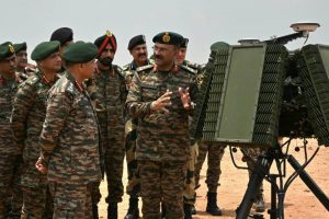 COAS General Upendra Dwivedi witnesses demonstration of indigenous weapons at Babina Field Firing Ranges