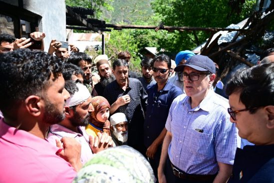CM Omar Abdullah Visits Shelling Affected Areas, Promises Help To Rebuild Houses