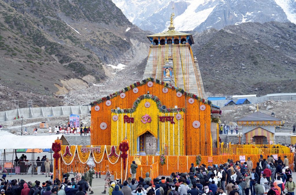 Kedarnath Dham Portals Open For Devotees Amid Tight Security; Char Dham Yatra In Full Swing