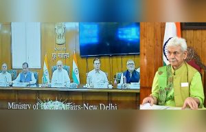 LG Sinha Attends High-Level Security Meeting Chaired By HM
