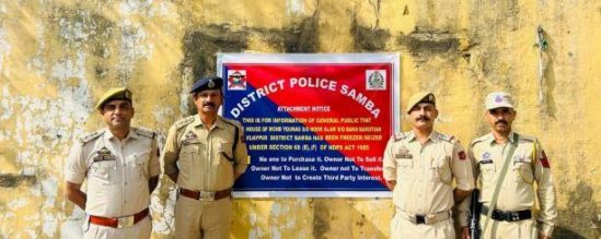 Properties of three drug peddlers attached in Samba