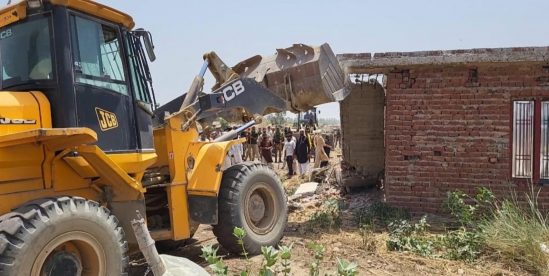 Nearly Two Dozen Illegal Structures Demolished In Kathua
