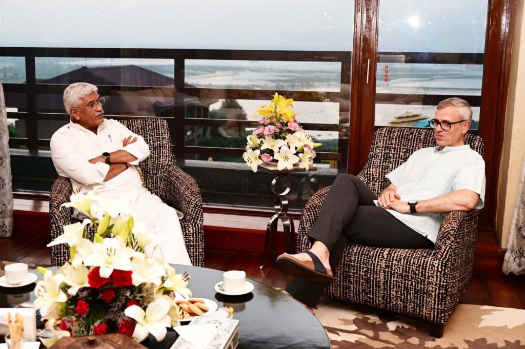 Held Forward-Looking Discussion With CM Omar Abdullah On Tourism Development: Shekhawat