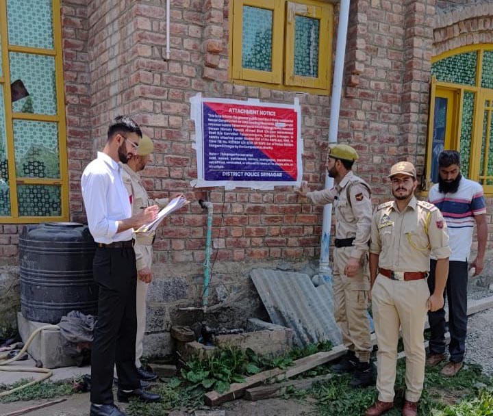 J&K Police Attach Rs 1 Cr Property Of Drug Peddler In Srinagar