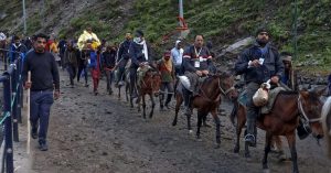 Amarnath Yatra Resumes On Baltal Axis In Valley; Suspended From Jammu Due To Rains