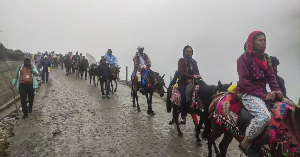Amarnath Yatra: 7,307 Pilgrims Leave Jammu Base Camp