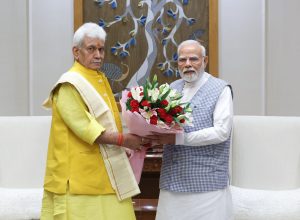 LG meets PM, briefs him on security scenario, ongoing Amarnath yatra