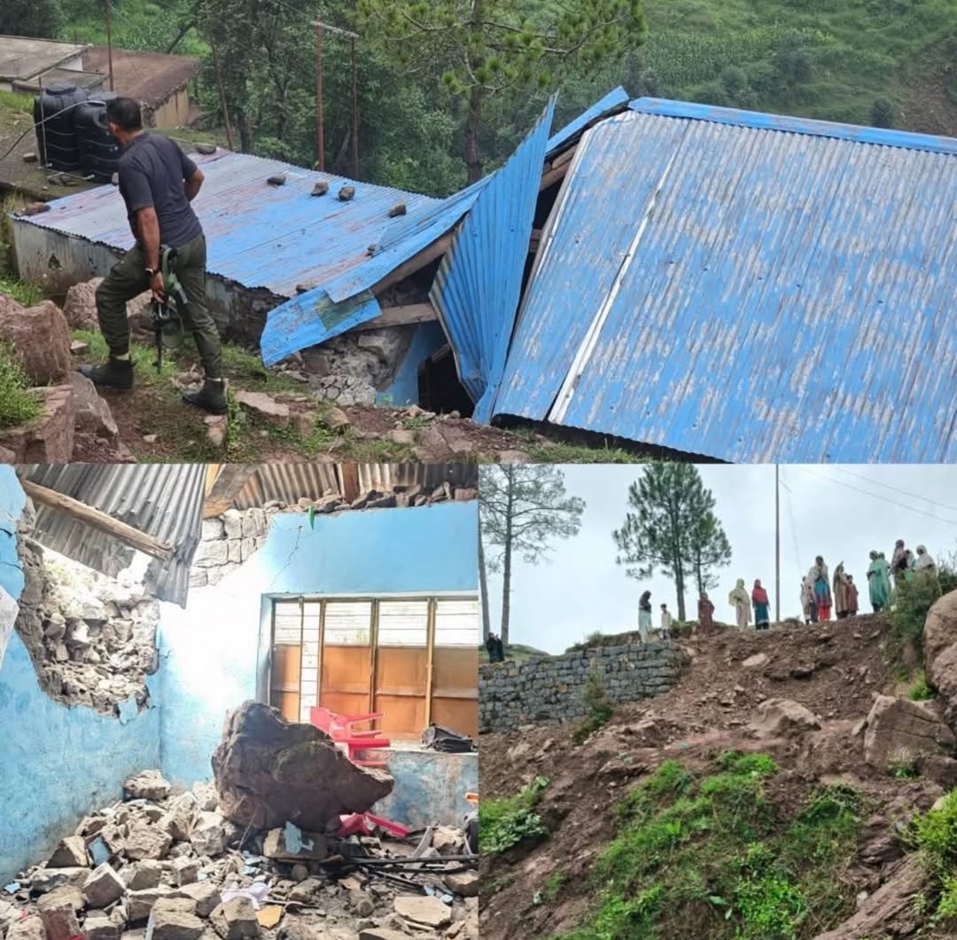 Student killed, several Injured as landslide hit school in Poonch