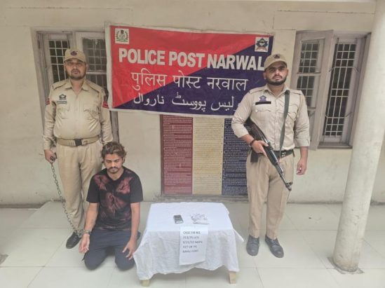 Six drug peddlers arrested with heroin in Jammu division