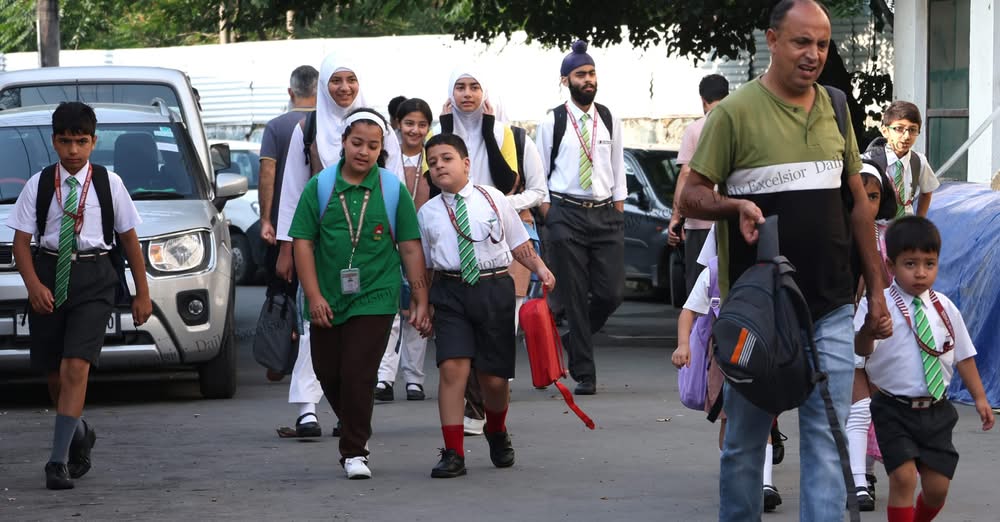 Schools in Kashmir reopen after summer break