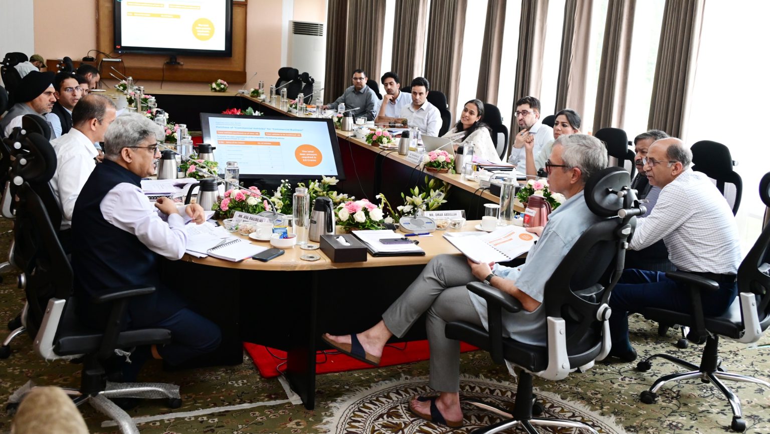 CM Omar Abdullah Chairs SKICC & JKTDC Board Meetings