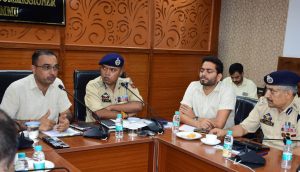 Div Com, IGP Review Arrangements For Shri Budha Amarnathji Yatra