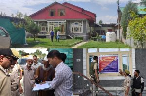 Police Attaches Property Used for Harbouring Terrorists In Sopore