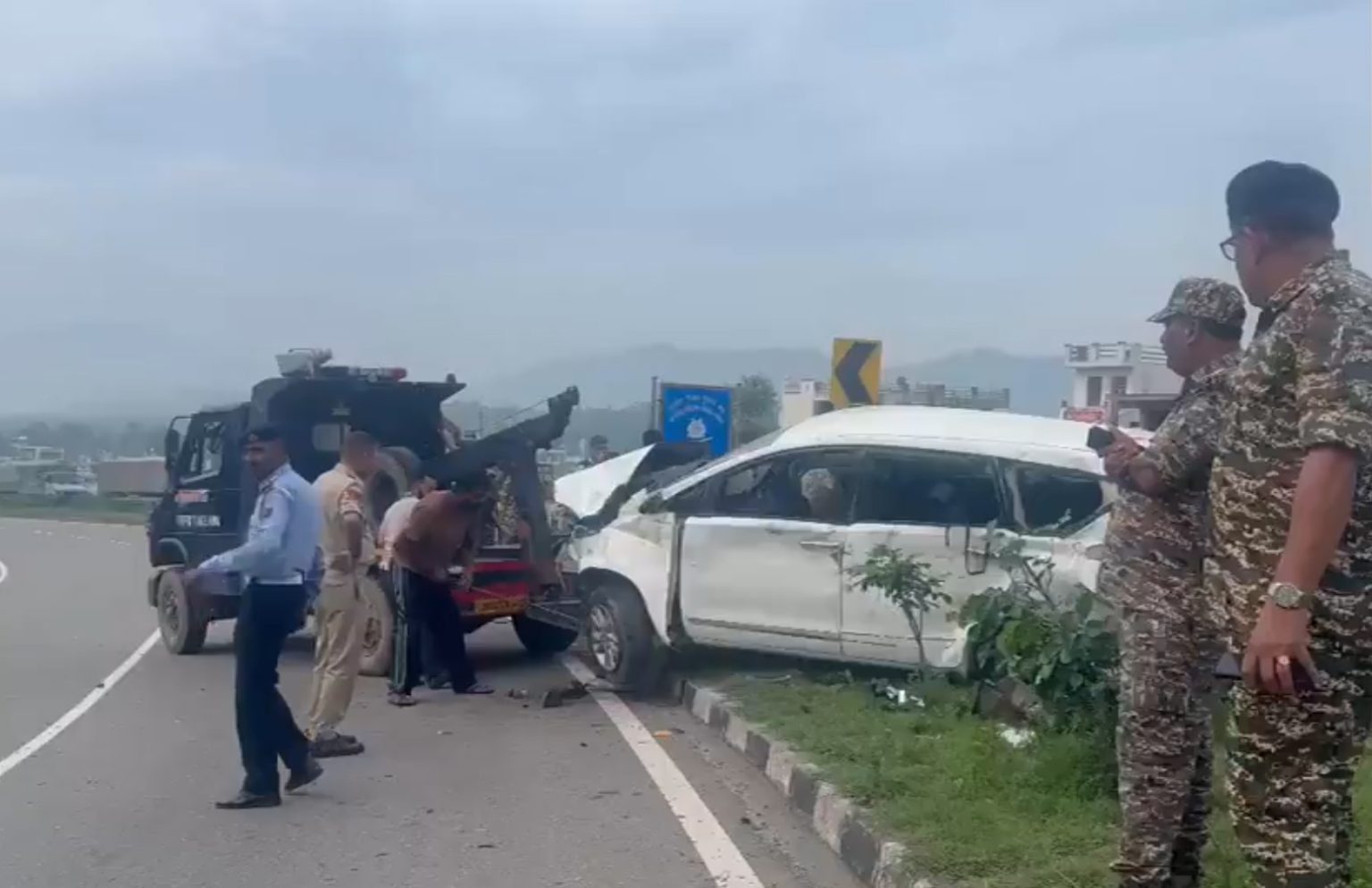 Truck Hits Car Carrying Amarnath Pilgrims In Udhampur, 8 Injured