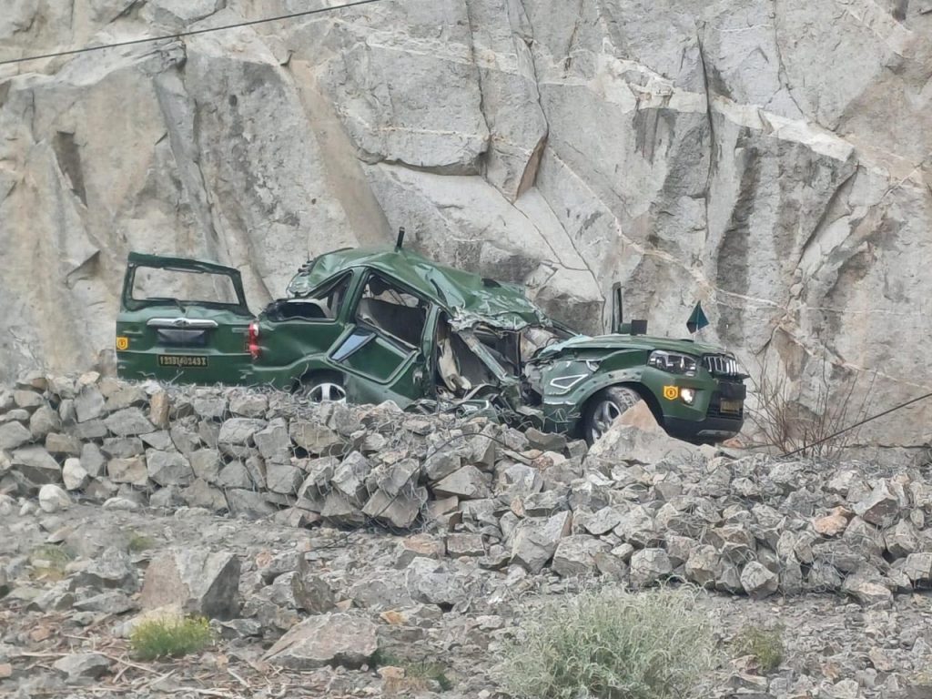 Boulder Falls On Army Vehicle In Ladakh; Rescue Operation Underway
