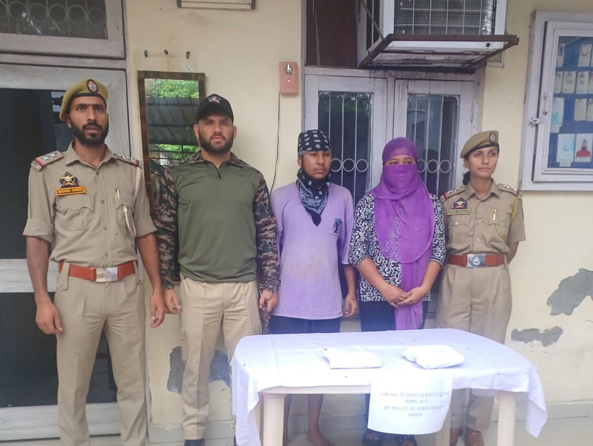 Man, Sister Arrested With Heroin Worth Rs 70 Lakh In Jammu