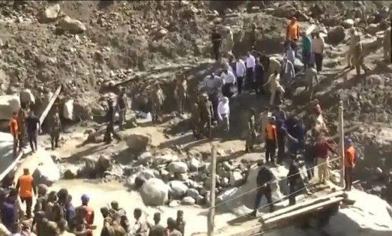 CM Omar Abdullah Reaches Cloudburst-Hit Chasoti Village To Assess Damage
