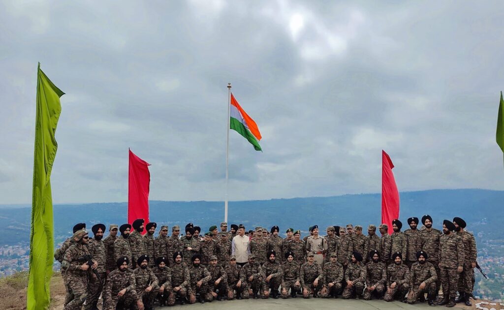 Army hoists 72-foot-high national flag in Baramulla to commemorate capture of Haji Pir Pass