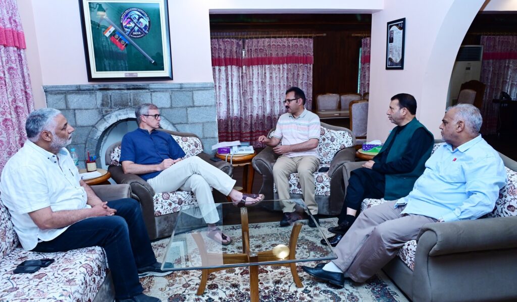 CM Omar Abdullah meets public at Raabita Outreach Office