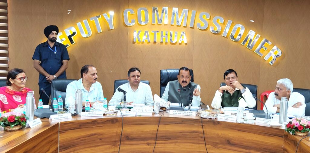 Dr Jitendra issues strict instructions to check illegal mining, Ujh Project revived