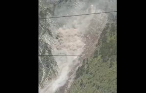 Landslide In Khuni Nallah Blocks Bichalri River In Ramban; Villages Downstream Under Threat