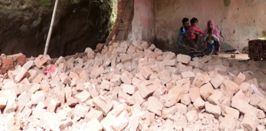Families In Udhampur’s Trilla Village Left Homeless As Houses Collapse After Heavy Rainfall