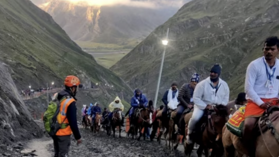 Amarnath Yatra Suspended Along Both Routes From Tomorrow