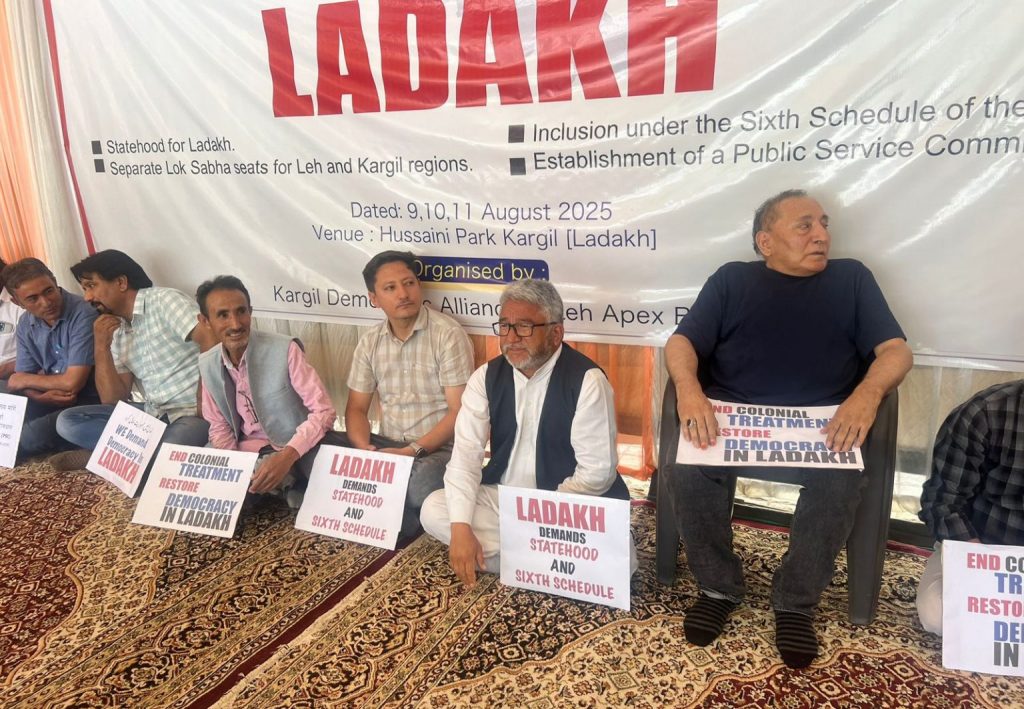 3-Day Hunger Strike Begins For Statehood, Sixth Schedule Extension To Ladakh